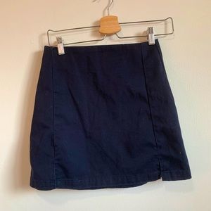 Navy skirt